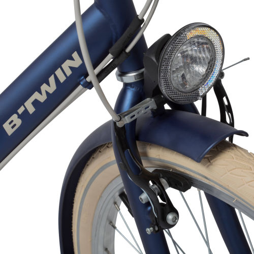 btwin cycle blue colour