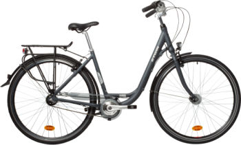 Btwin Elops 500 City Bike - Grey