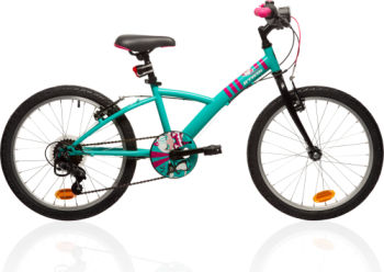 Btwin Mistigirl 320 20" Bike - Green/Pink