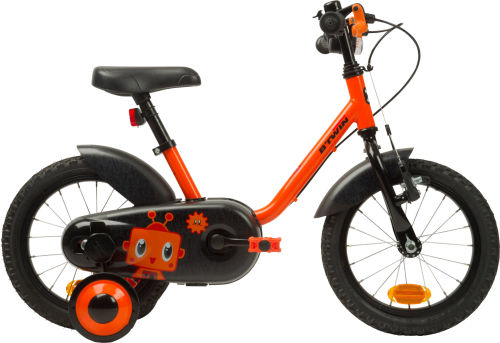 Btwin Robot 14-Inch Children's Bike - Orange 2017 First Bike bike