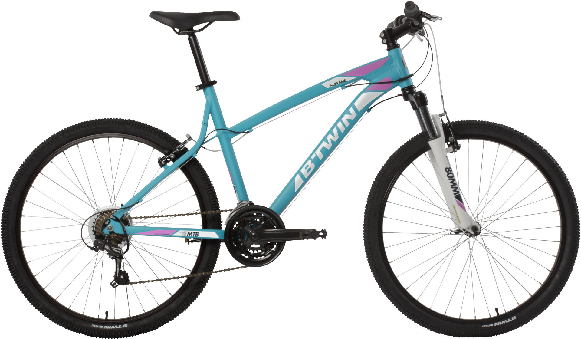 Btwin Rockrider 340 Mountain Bike Blue 2017 Trail all mountain bike