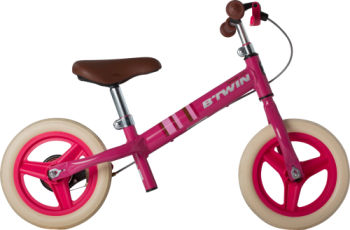 Btwin Run Ride City Kids' 10-Inch Balance Bike - Pink