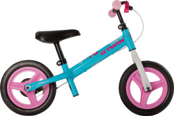 Btwin Run Ride Kids' 10-Inch Balance Bike - Pink